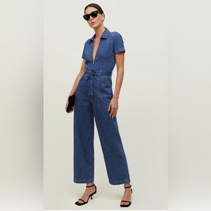 Reformation Cassidy Denim Jumpsuit